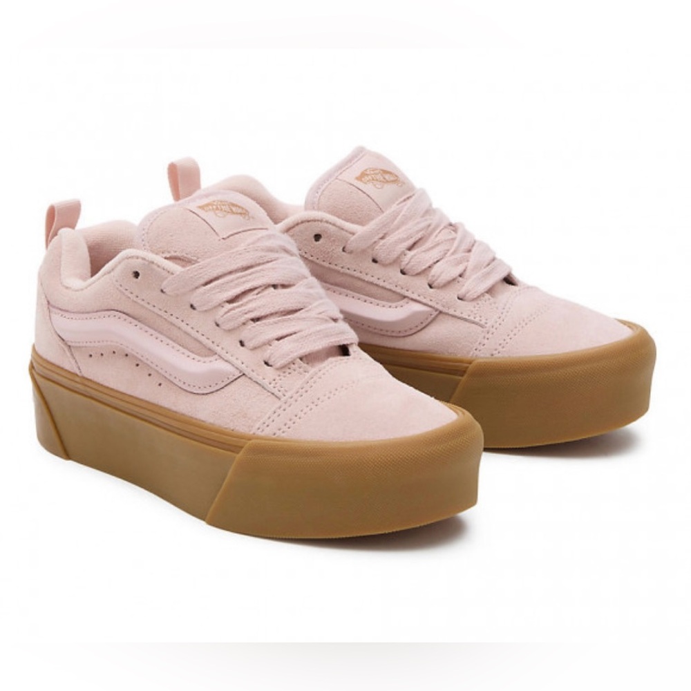 Vans Women's Pink Platform Sneakers